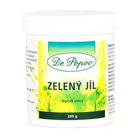 Dr.Popov Zelený jíl, prášek, 280 g, PegraStore.cz