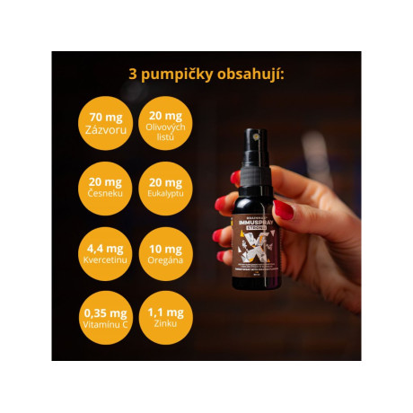 BrainMax ImmuSpray, STRONG, sprej pro podporu imunitního systému, 30 ml