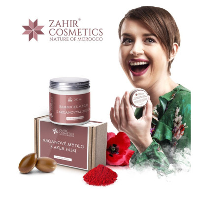Zahir Cosmetic Bambucké máslo s argonovým olejem 200 ml
