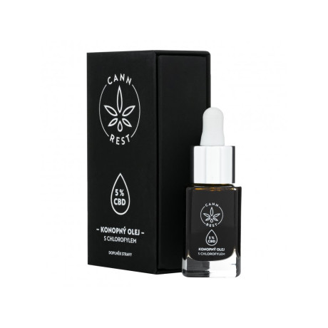 Cannrest 5% CBG konopný olej s chlorofylem - 15 ml