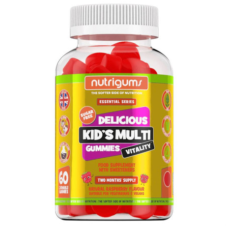 Nutrigums Kids Multi Vitality 60 gummies, PegraStore.cz