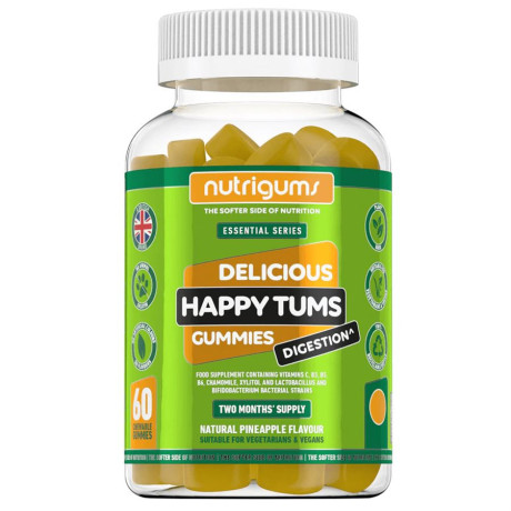 Nutrigums Happy Tums Digestion 60 gummies, PegraStore.cz