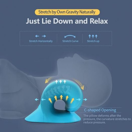 Krční trakční polštář s magnetickou terapií od Naturgreen®