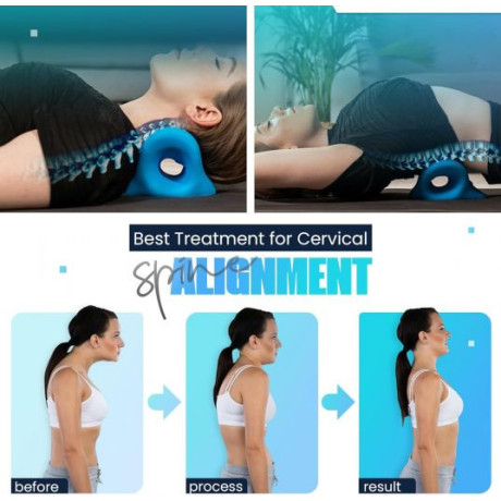 Krční trakční polštář s magnetickou terapií od Naturgreen®