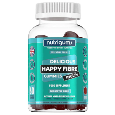 Nutrigums Happy Fibre Inulin 60 gummies, PegraStore.cz