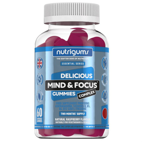 Nutrigums Mind & Focus Complex 60 gummies, PegraStore.cz