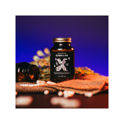 BrainMax GABA & B6, 700 mg, 100 rostlinných kapslí