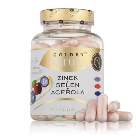 Golden nature Exclusive Zinek+Selen+Acerola 100 cps.