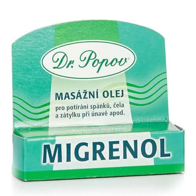 Dr.Popov Migrenol, 6 ml – roll-on, PegraStore.cz