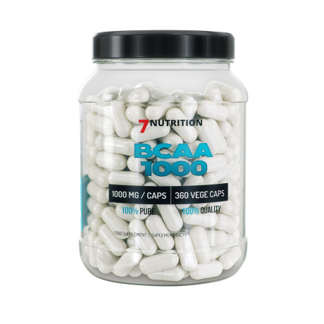 7Nutrition BCAA 2:1:1 VEGETARIÁNSKÉ KAPSLE 360 ks, PegraStore.cz