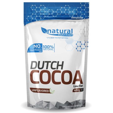Natural nutrition Nízkotučné holandské kakao 500 gr, pegrastore.cz