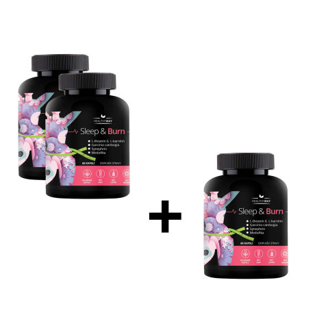 Healthy Way  Akční balíček 2+1 SLEEP & BURN - noční spalovač tuků 60 kapslí
