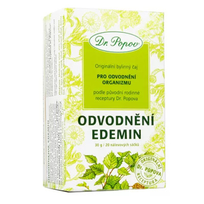 Dr.Popov Čaj na odvodnění Edemin, porcovaný, 30 g, PegraStore.cz
