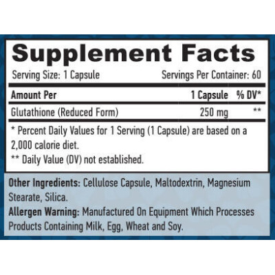 HAYA LABS GLUTATHIONE 250MG