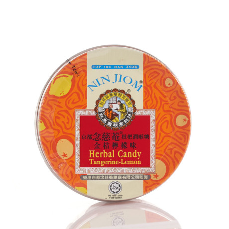 Mišpulníkové bylinné bonbóny Nin Jiom 60 g - Mandarinka a Citrón