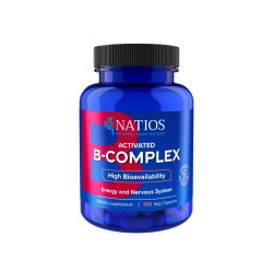 Natios Activated B-Complex, Aktivní formy vitamínů B, 100 veganských kapslí