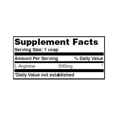 Haya Labs L-Arginine 500mg