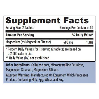 Haya Labs Magnesium Citrate 200mg