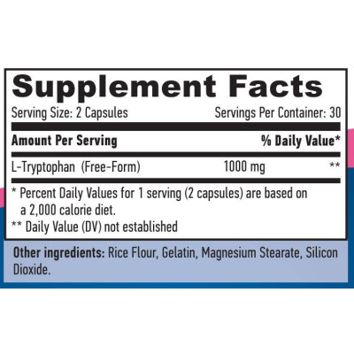 Haya Labs L-Tryptophan 500mg