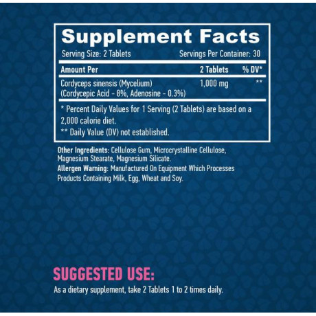 Haya Labs Cordyceps 500mg