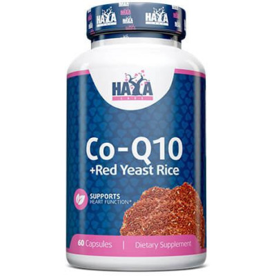 Haya Labs Coenzym Q10 & Red yeast rice 500mg