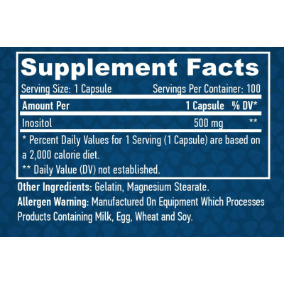 Haya Labs Inositol 500mg
