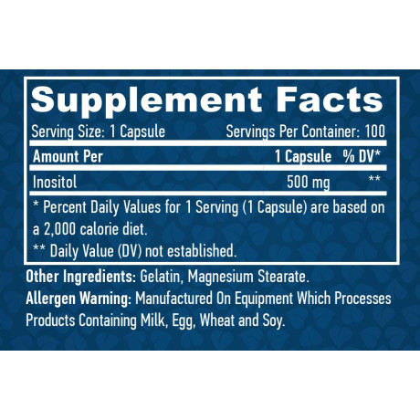 Haya Labs Inositol 500mg