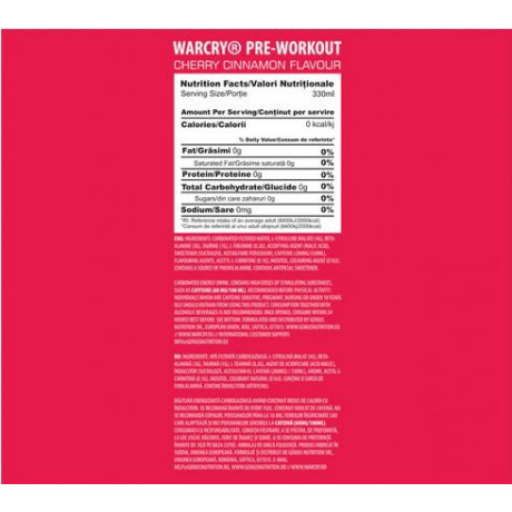 Genius Nutr Warcry PWO drink