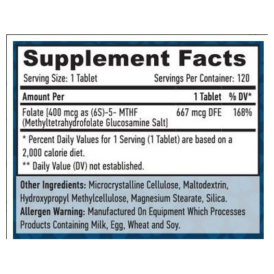 Haya Labs Methyl Folate - Kyselina listová