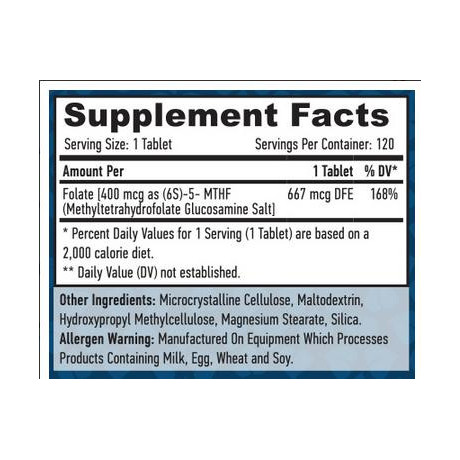 Haya Labs Methyl Folate - Kyselina listová