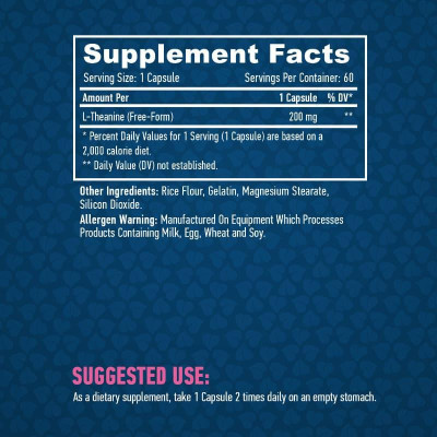 Haya Labs L-Theanine 200mg