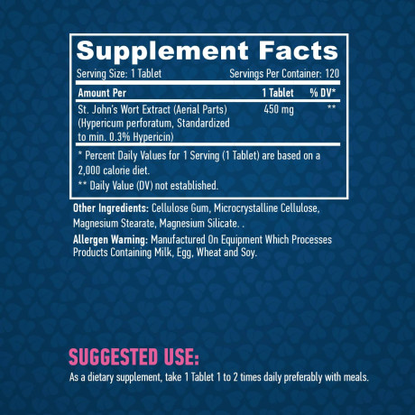 Haya Labs St.John's Wort 450mg