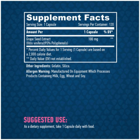 Haya Labs Grapeseed Extract 100mg
